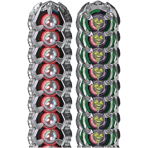 Beyblade Collaboration X et Marvel Miles Morales 1-60GN contre Green Goblin 9-80HT