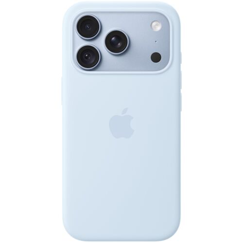 Apple Coque en silicone avec MagSafe pour iPhone 18 Pro - Bleu lumineux pour Apple iPhone 18 Pro