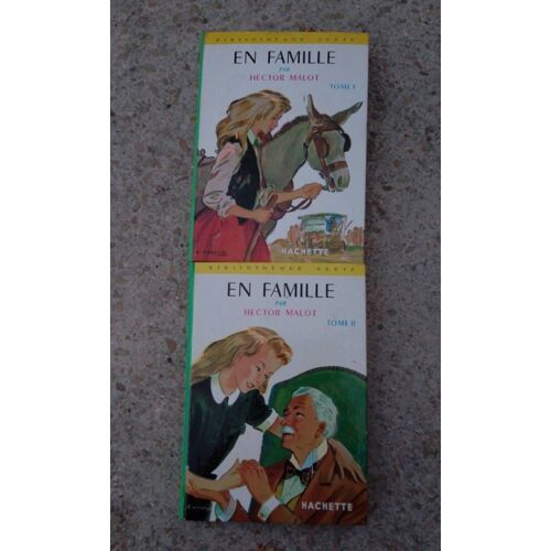 En Famille Tomes 1 Et 2 - Hector Malot - Bibliothèque Verte