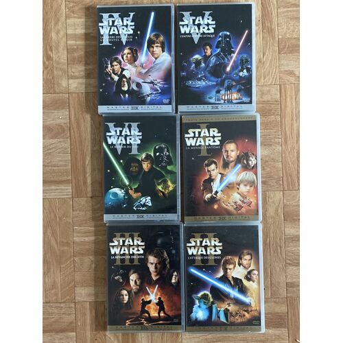 Lot Star Wars Episode 1 À 6  Dvd 