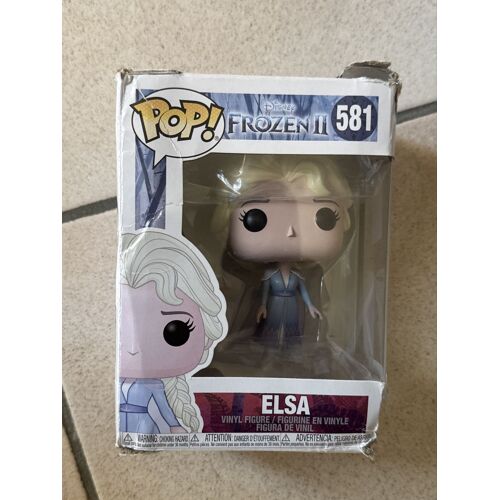 Figurine Funko Pop! Disney Frozen 2 - Elsa (N° 581) Issue Du Film La Reine Des Neiges 2 - Boîte Très Abîmée