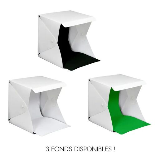 Boîte à Lumière "studio Pliable" 40cm Blanc - Paris Prix