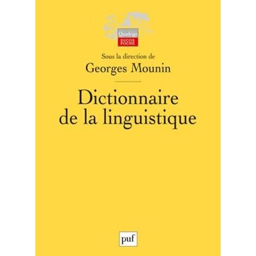 Dictionnaire De La Linguistique