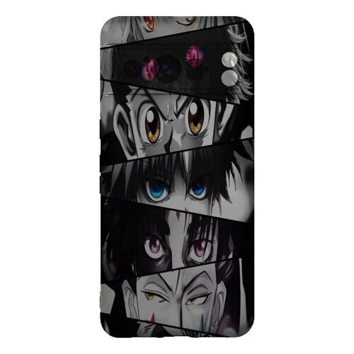 Coque Google Pixel 8 Pro Manga Hunter X Hunter Personnage - Silicone souple noir - Fabriquée en France