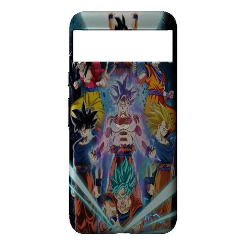 Coque Google Pixel 8 Manga Sangoku Transformation Ultime - Silicone souple noir - Fabriquée en France