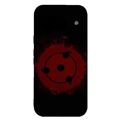 Coque Google Pixel 9 Manga Naruto Mangekyou Sharingan - Silicone souple noir - Fabriquée en France