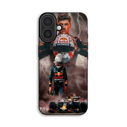 Coque Pour iPhone 18 Verstappen éclair Formule 1 Casque F1 Maniacase
