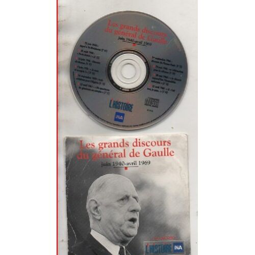 Mini Cd 10 Titres Les Grands Discours Du General De Gaulle - Juin 1940 - Avril 1969