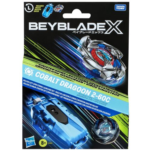 Beyblade X pack de lanceur Cobalt Dragoon 2-60C