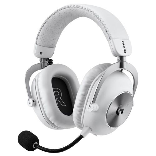 Logitech G PRO X 3 - Micro-casque - circum-aural - Bluetooth / LIGHTSPEED - sans fil, filaire - jack 3,5mm - blanc