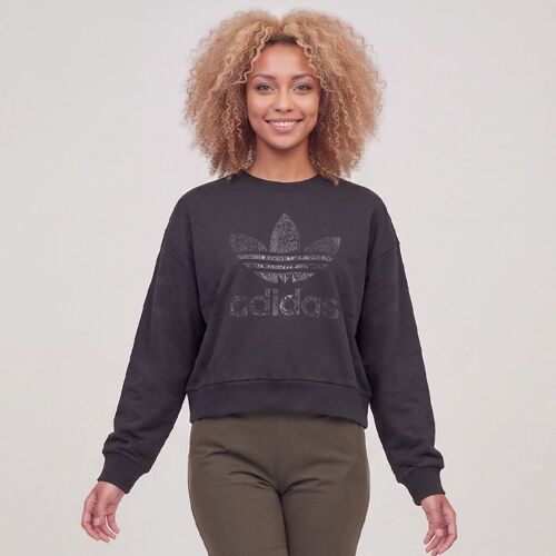 Sweat Noir Snake Crew Jn7291 Femme Adidas